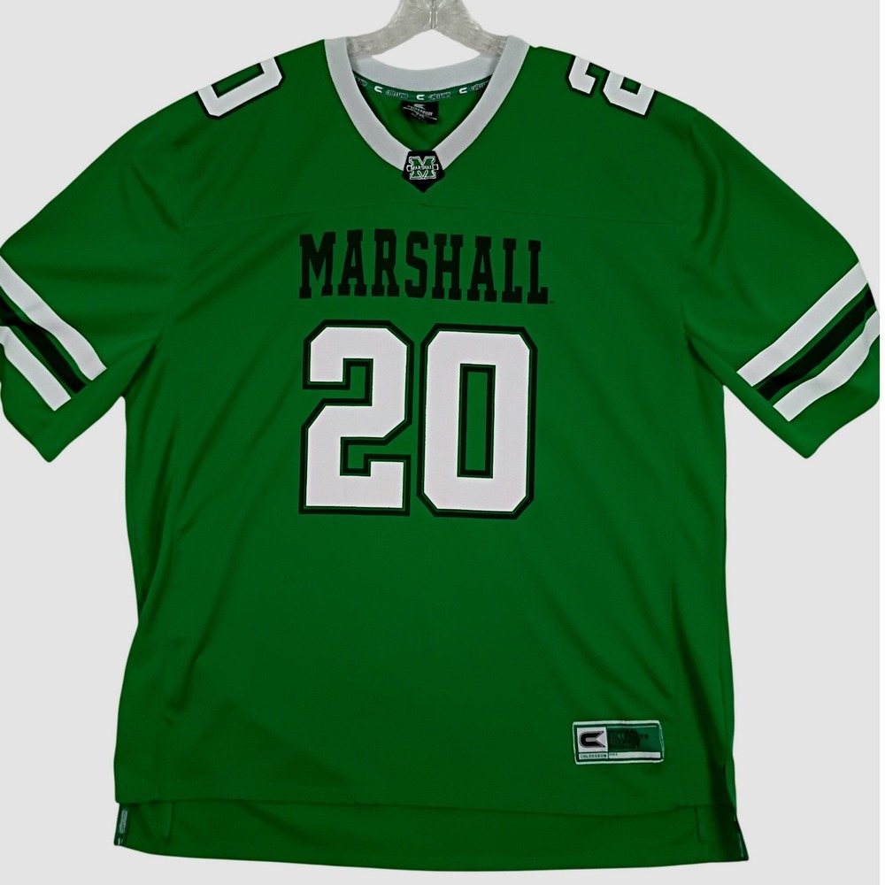 Colosseum Marshall Football Jersey The Herd Mens XXL Green NCAA Fan Gear